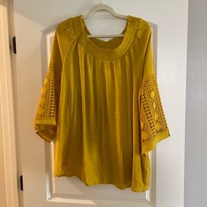 Gold dressy top